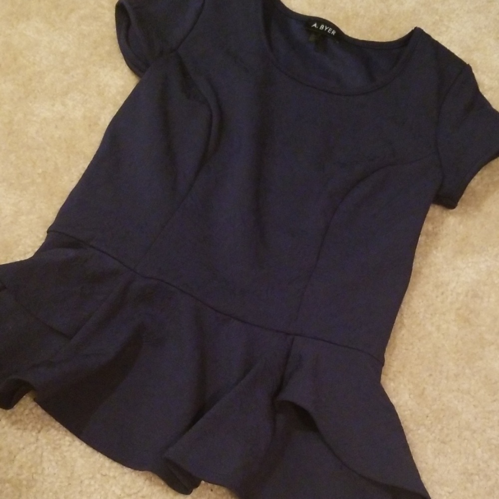 Navy blue blouse